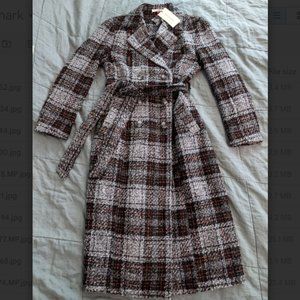 Solitaire Long Tweed Coat